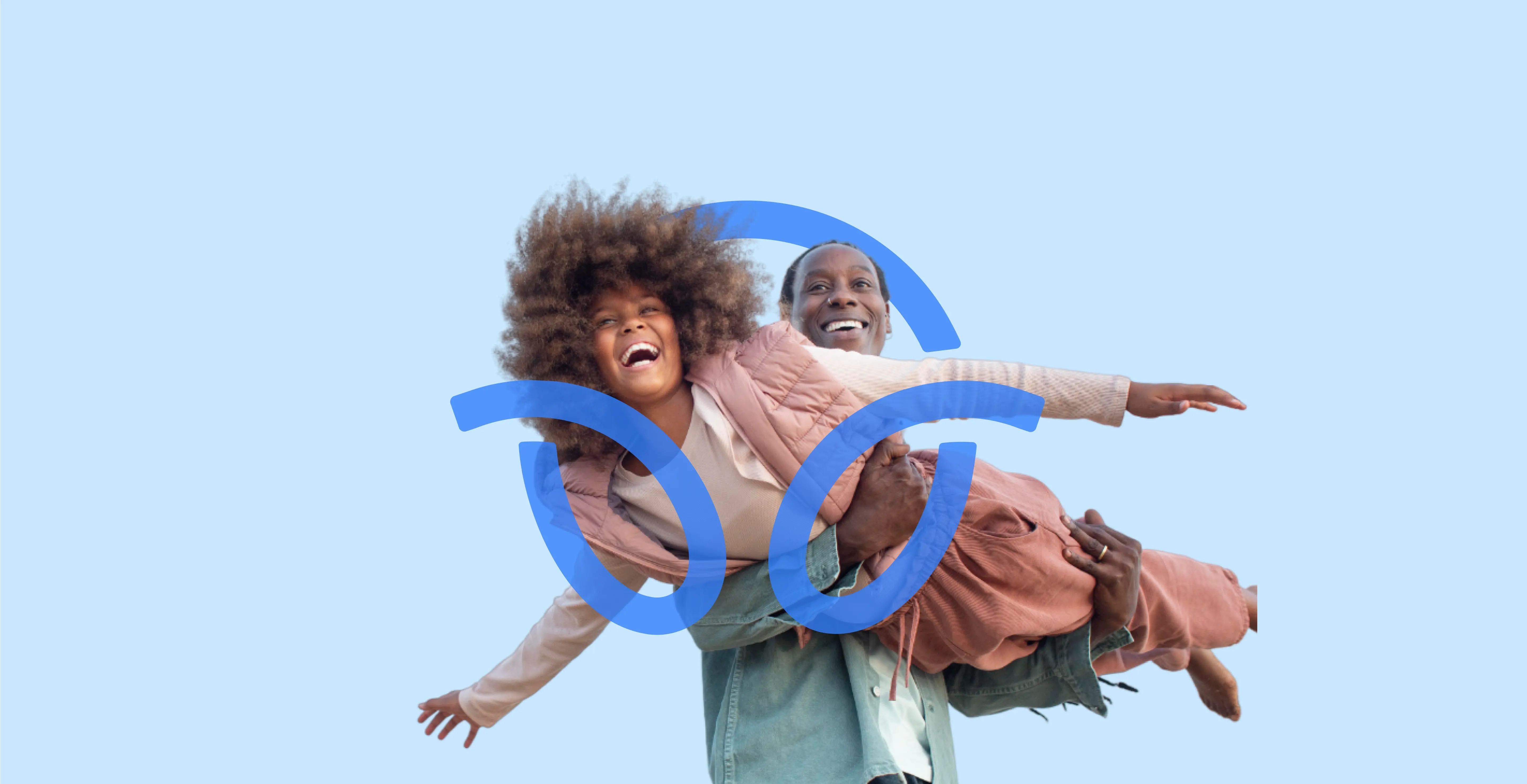 A man and a woman both smiling and happy, free from domestic violence