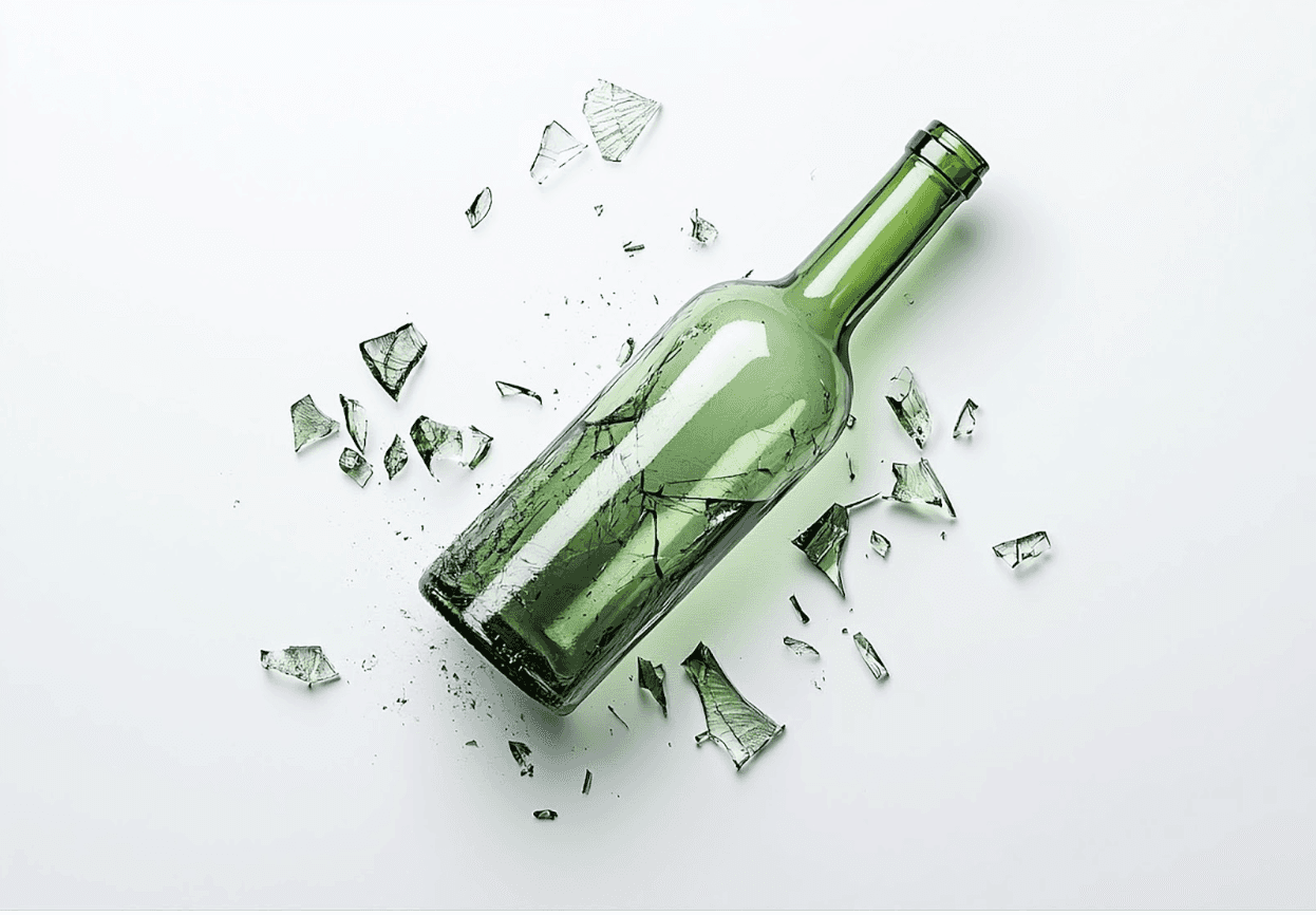 ทิ้งเศษแก้ว