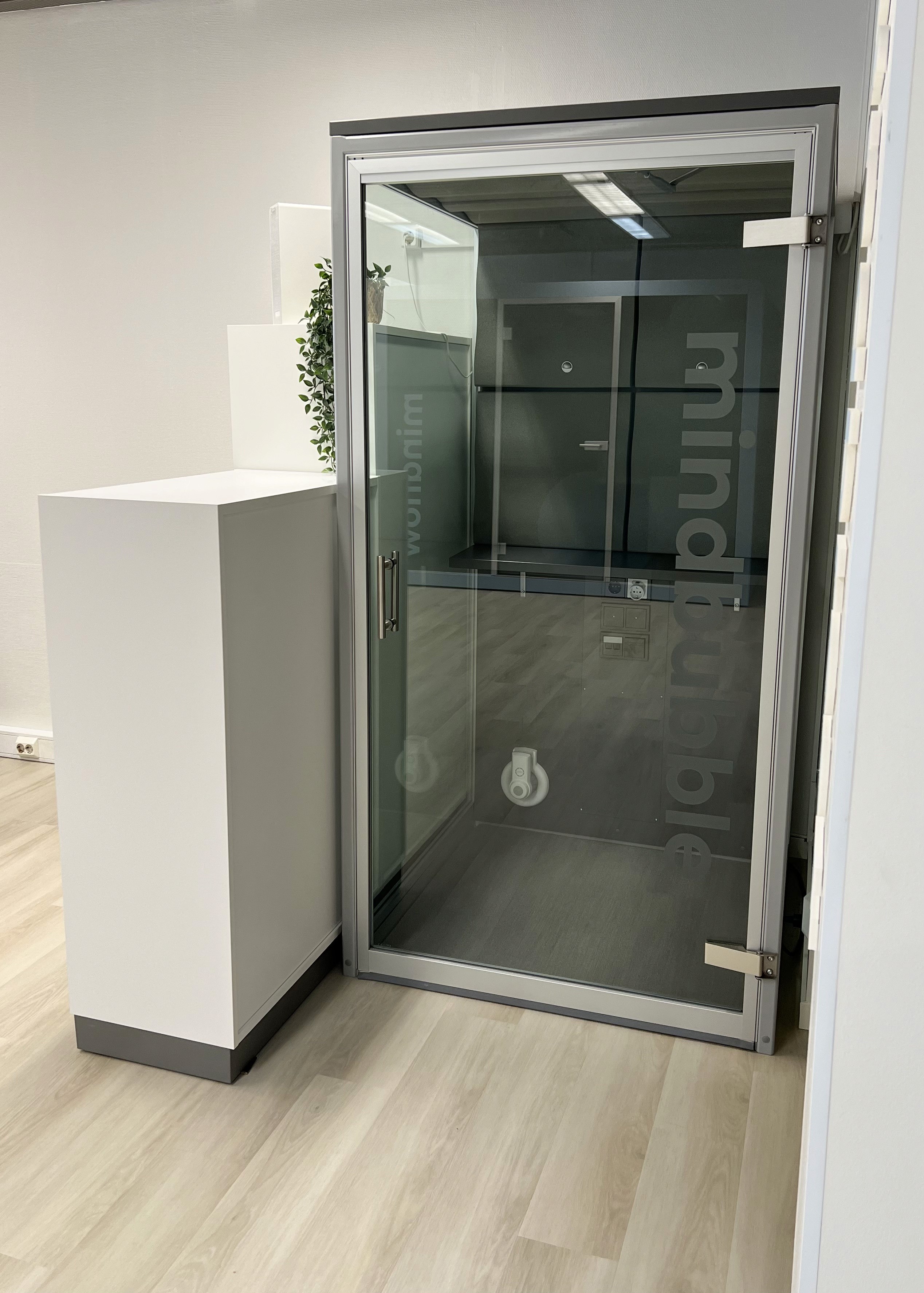 Mindhive Oy workspace for rent  phone booth