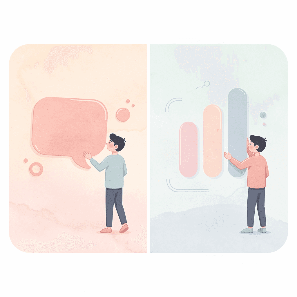 Split scene illustration showing formal versus informal Arabic greeting contexts