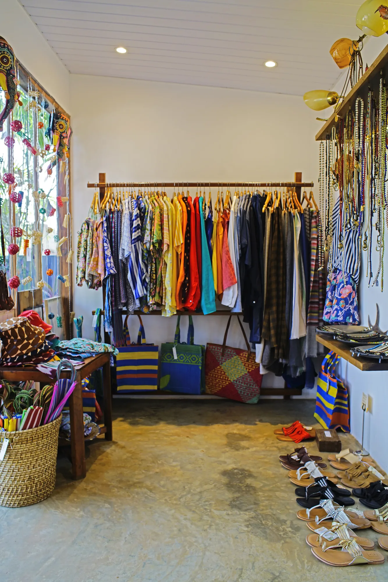 Inside the boutique