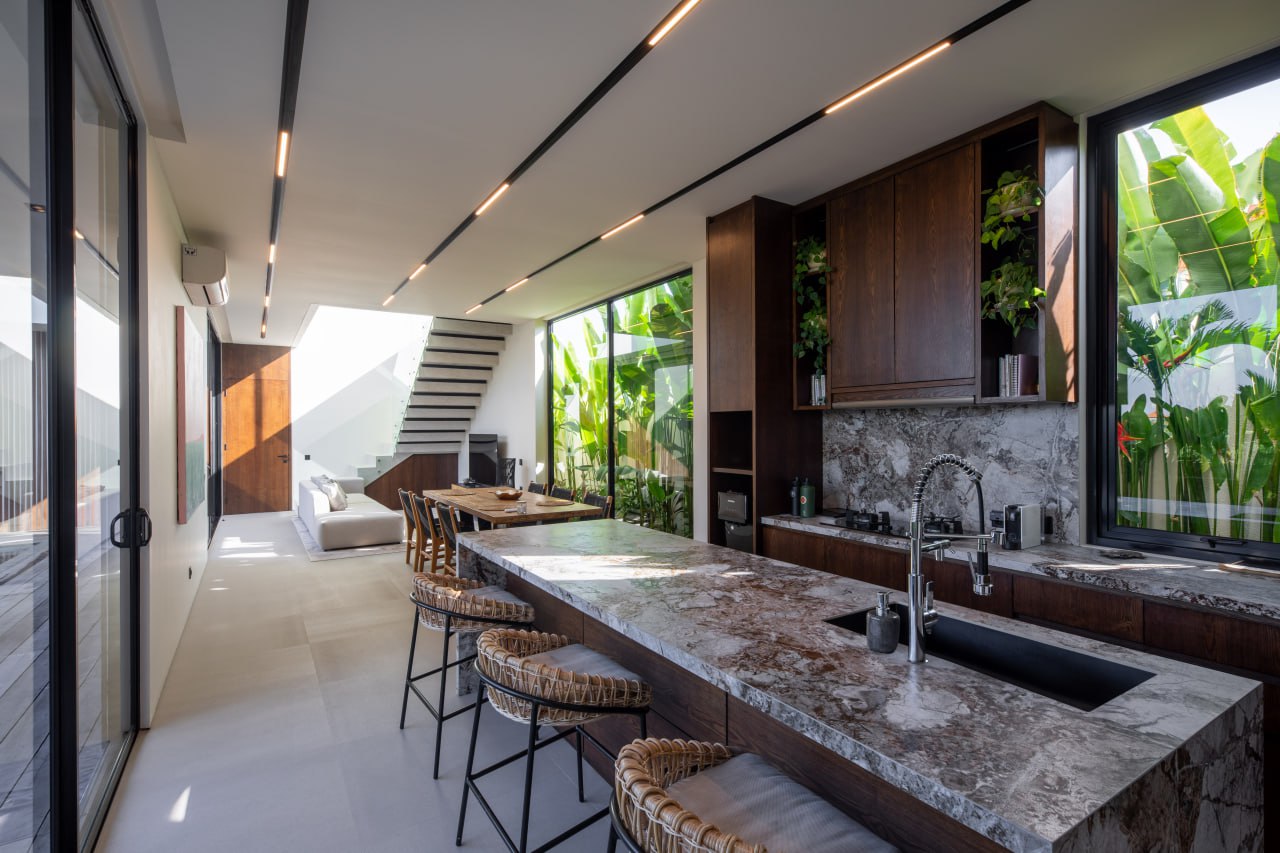 A completed 3-bedroom villa in Canggu