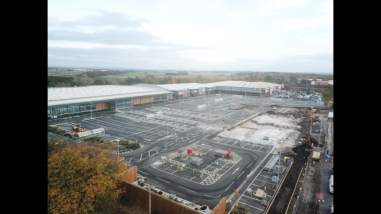 Car park surfacing by GIbbs Northern