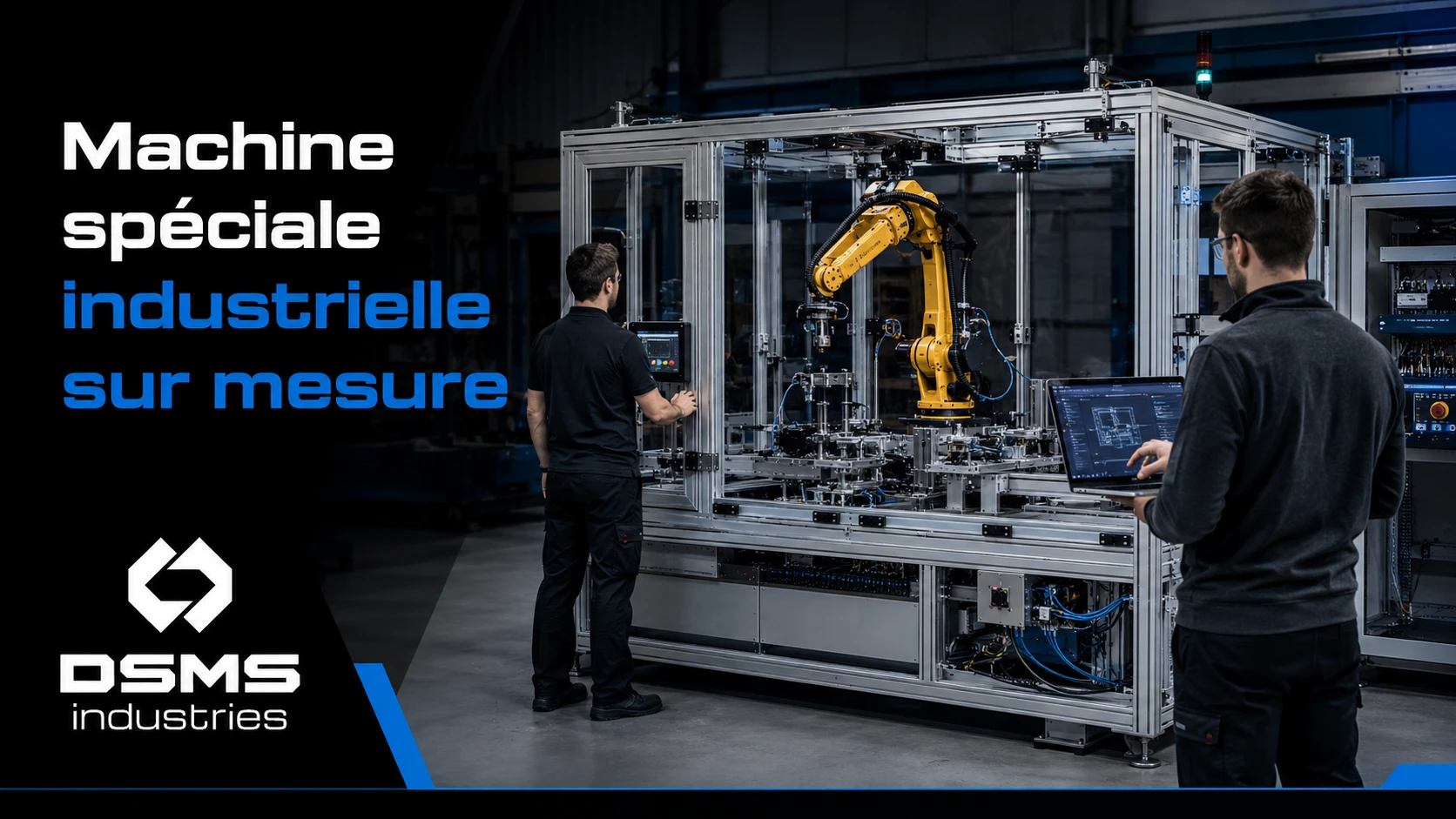 Fabricant de machine spéciale industrielle sur mesure pour automatisation de ligne de production