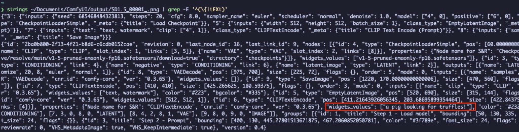 API Keys Leaking in PNG Metadata of AI Images