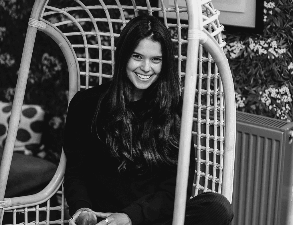 Sarah Ann Macklin smiling outdoors