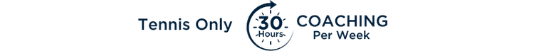 An graphic of 30 hours of tennis coaching