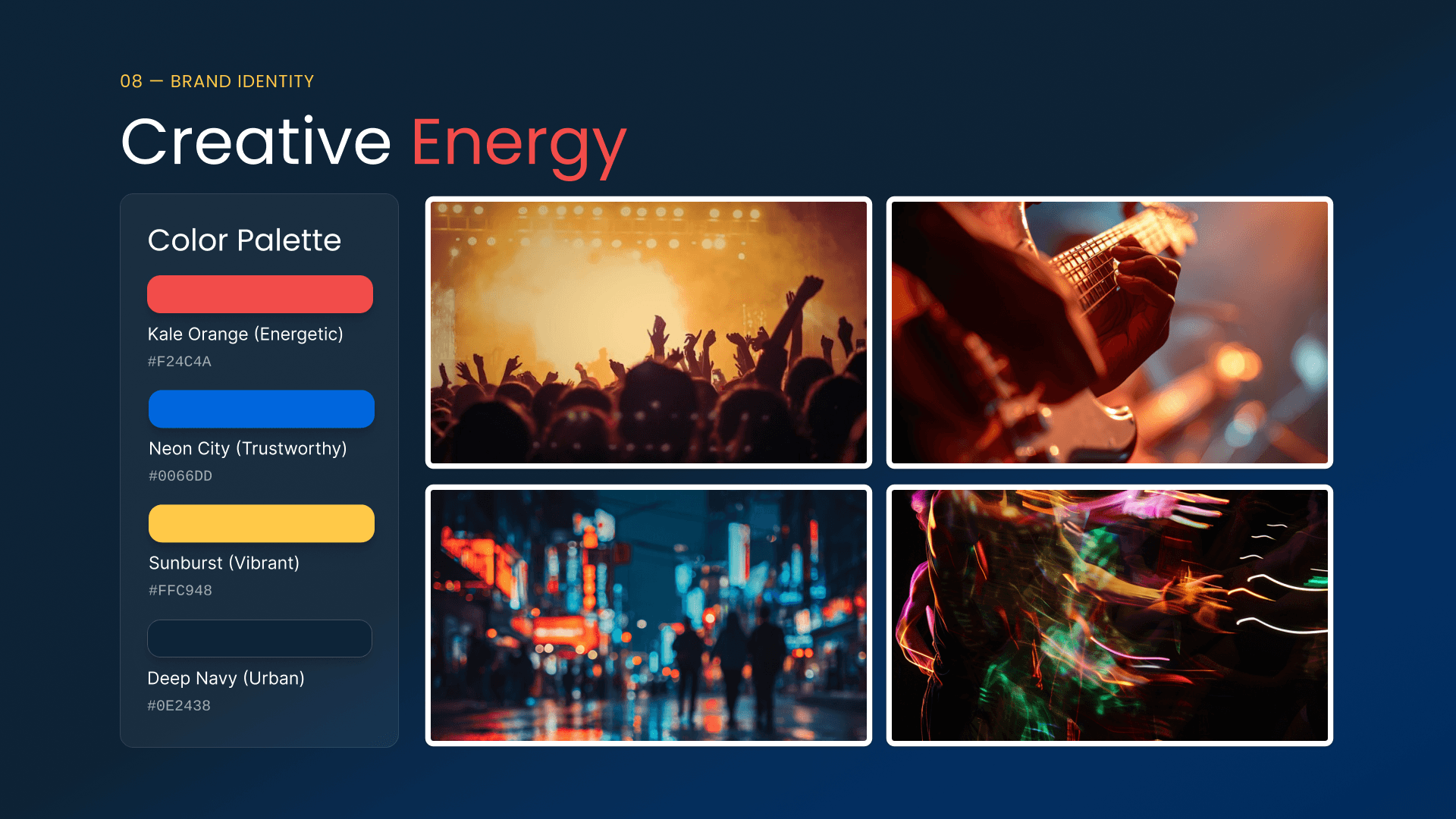 DineCircle UX process presentation slide showing user research insights, journey mapping, wireframes, and final UI screens