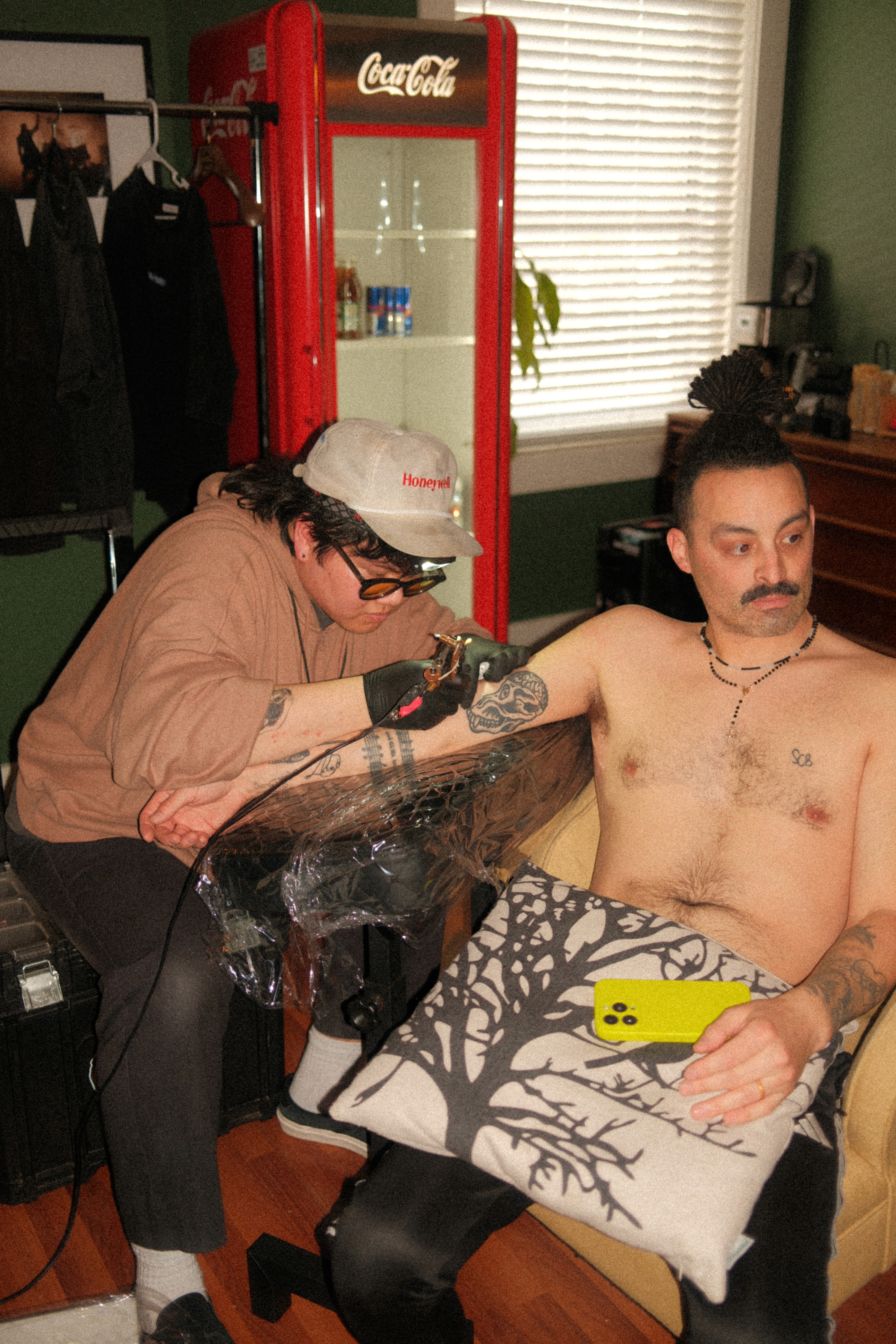 Woman with color palette