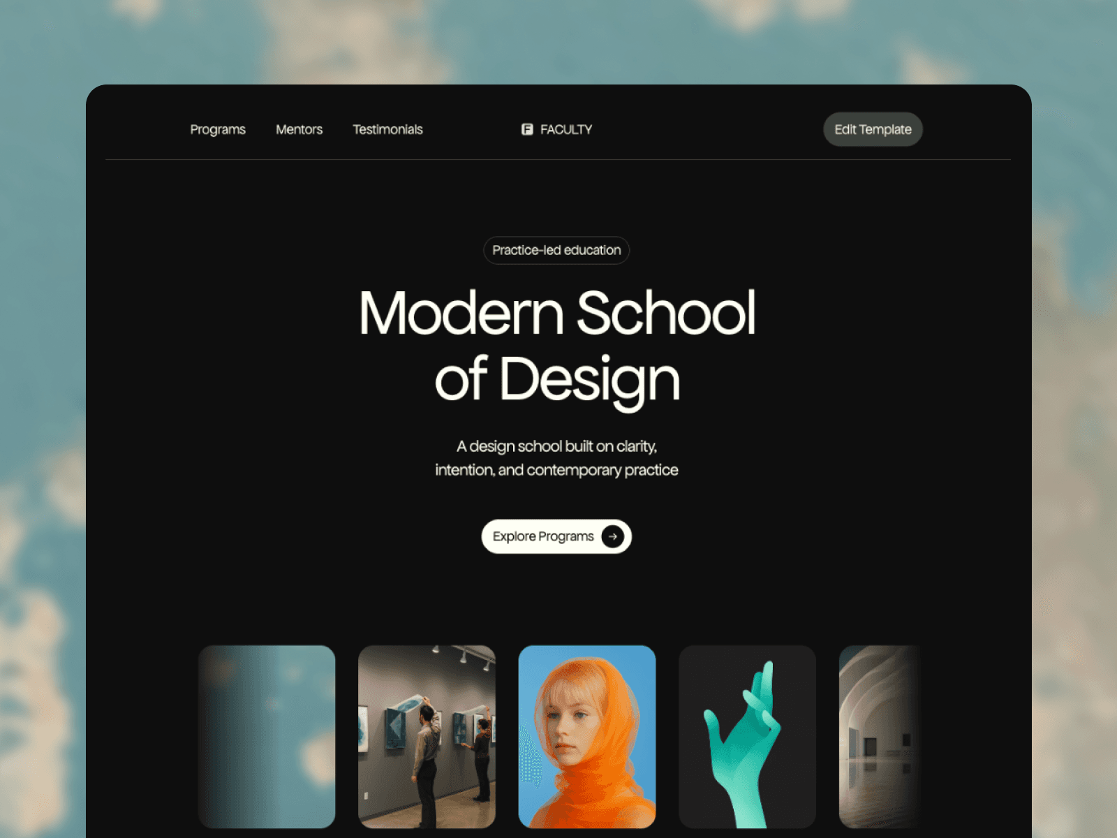 Best Framer Templates for Education & Faculty