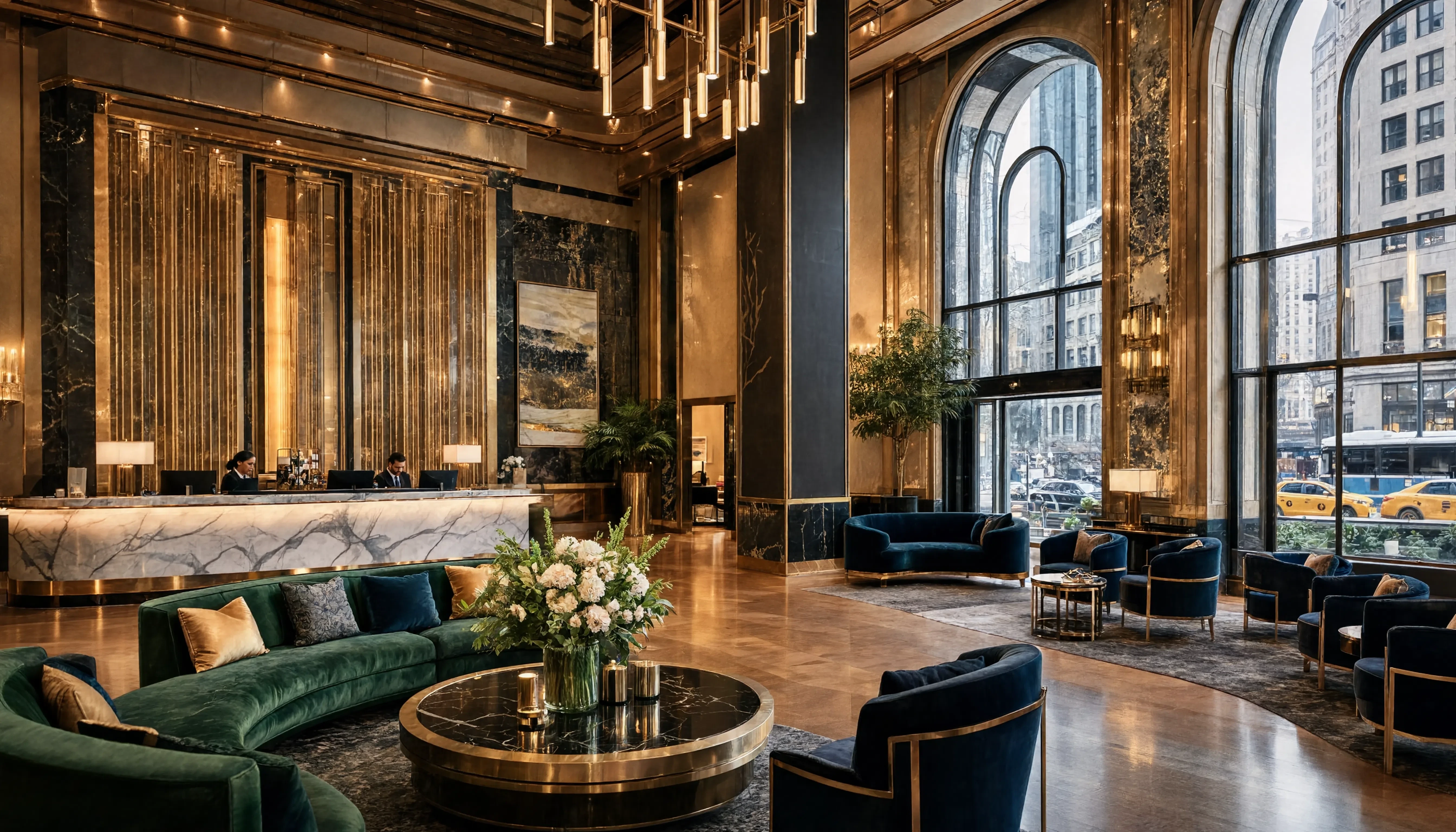 Hotel lobby