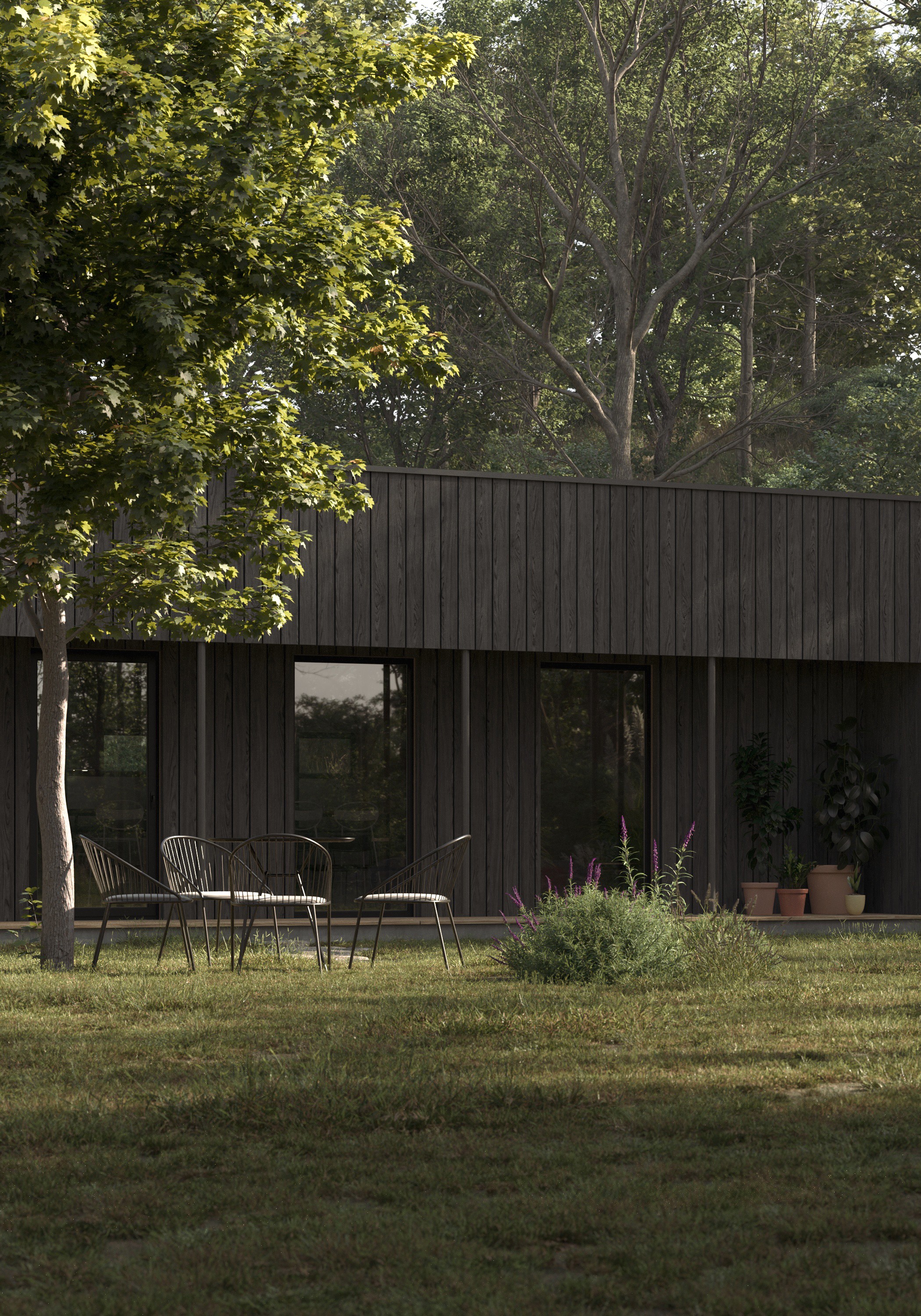 Portrait of a woman with digital abstract effects and color overlays