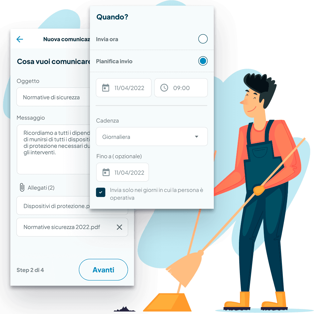 Comunicazioni aziendali digitali per cooperative di servizi attraverso la bacheca di Fluida