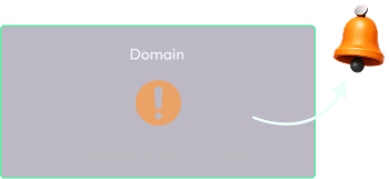 An alert about a domain name expiring soon