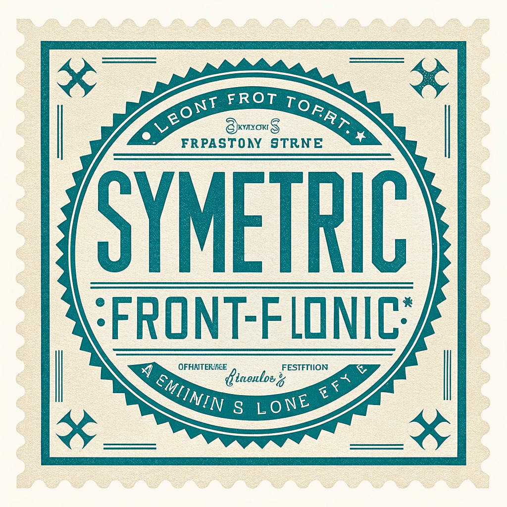 Retro rubber-stamp styled emblems.