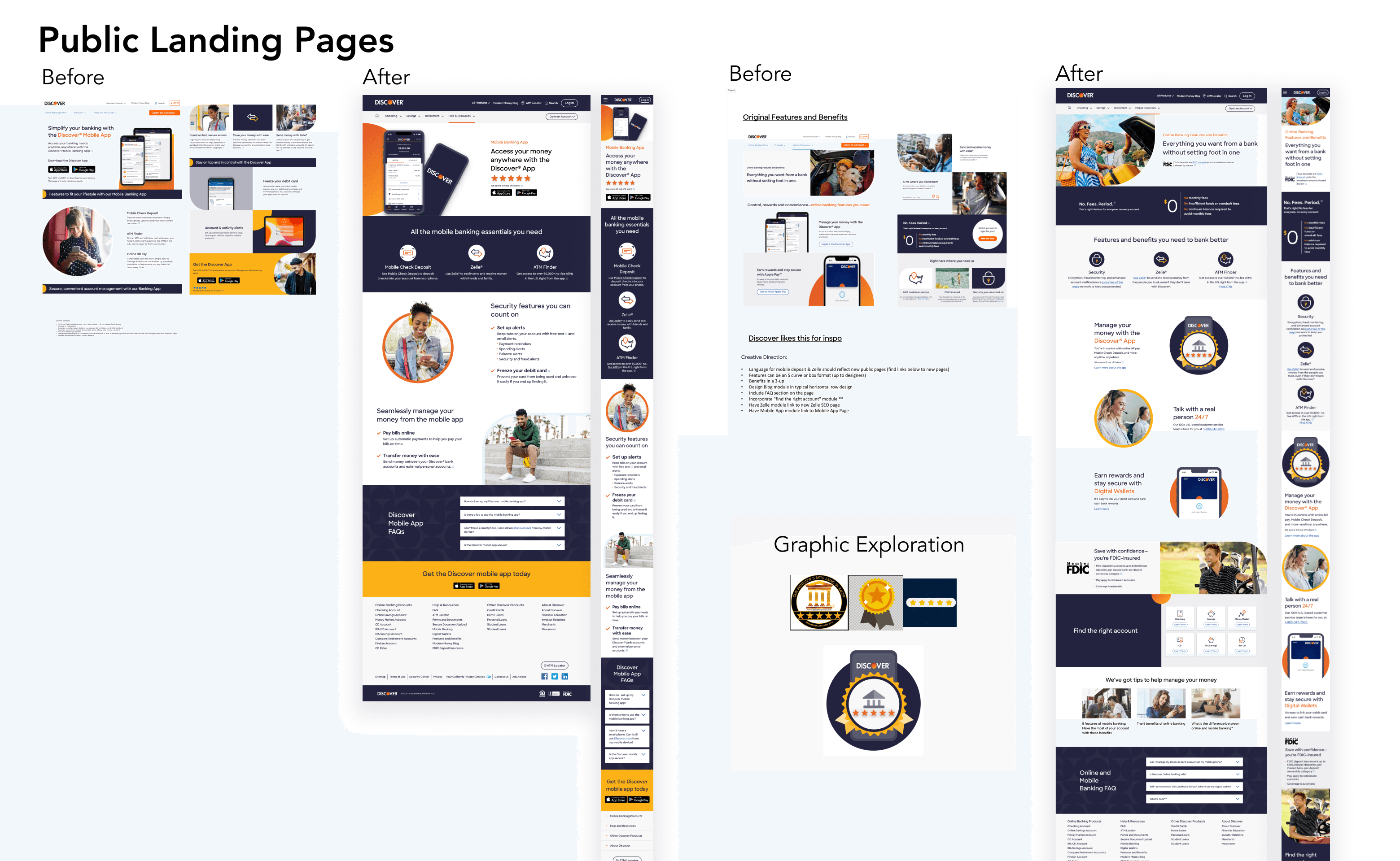 Bank Public Landing Pages