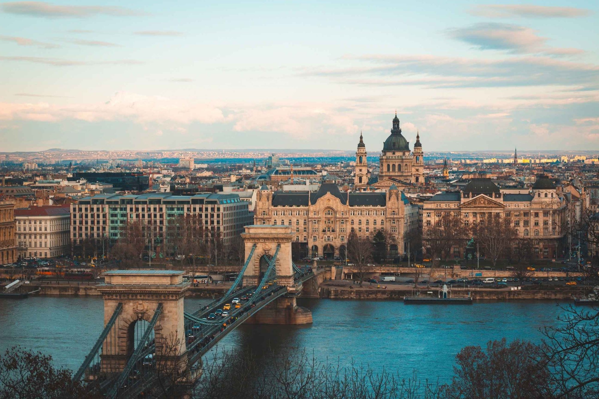 Budapest: a Lánchíd és a Szent István-bazilika