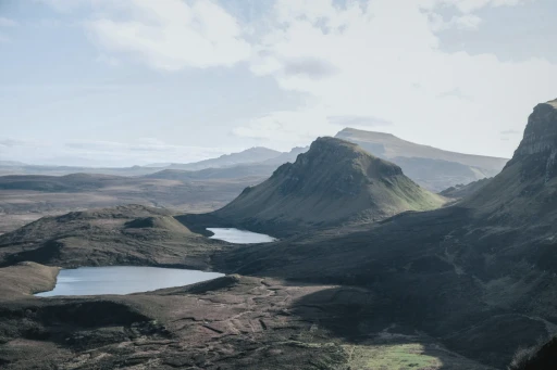 Two lochans from the ridge