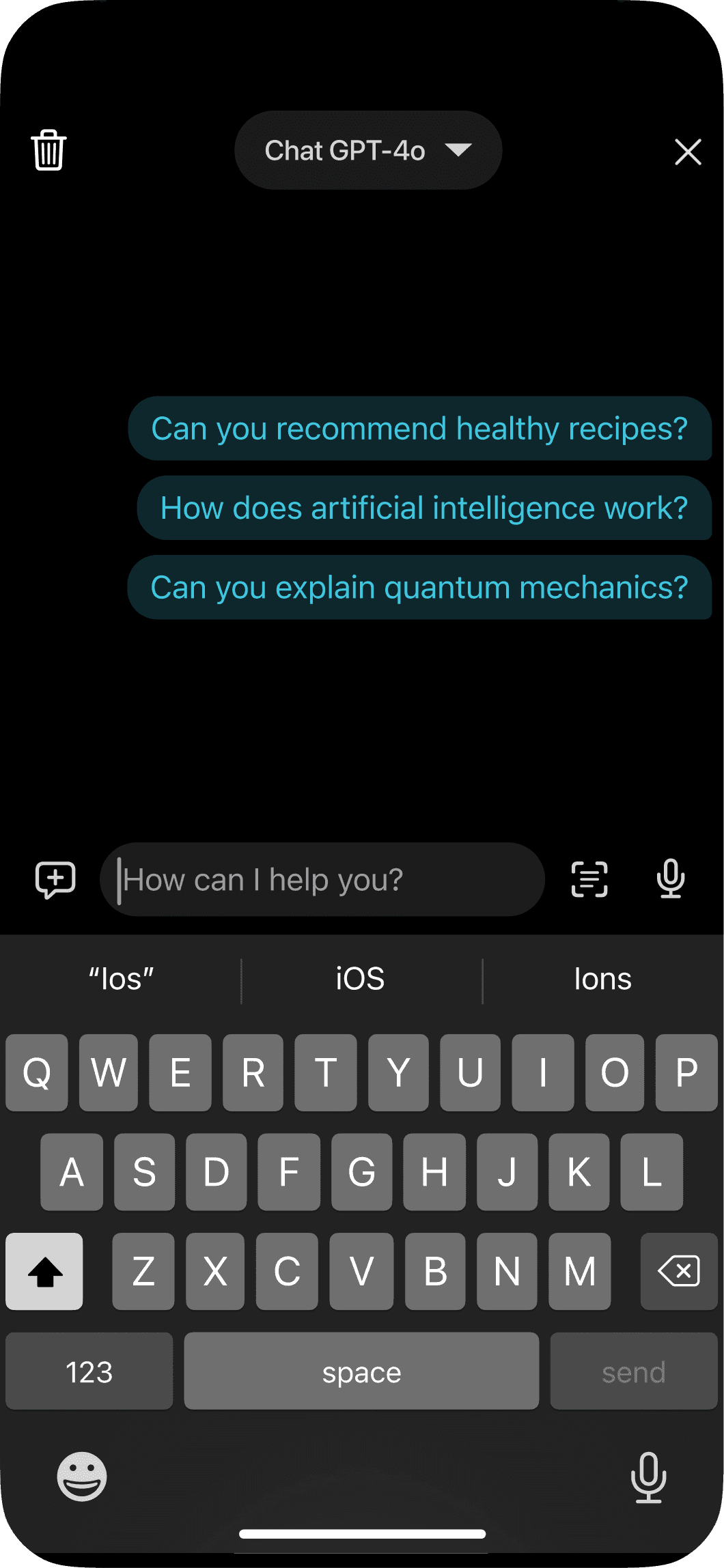 Hello AI chatbot app