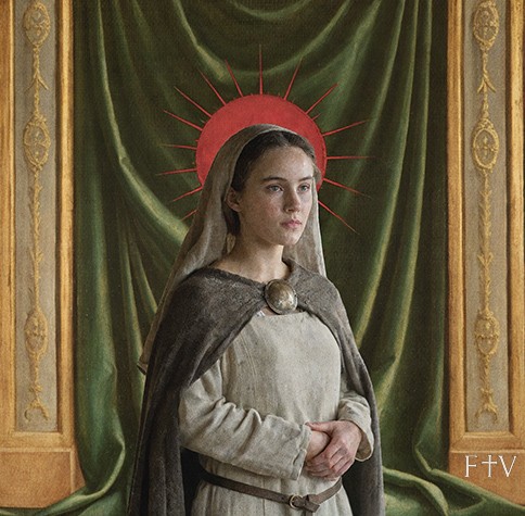 Sacred artwork by Faith and Verse. © Faith and Verse, 2026. All rights reserved. Portrait of Saint Alena of Brussels.