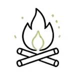 beachside line icon