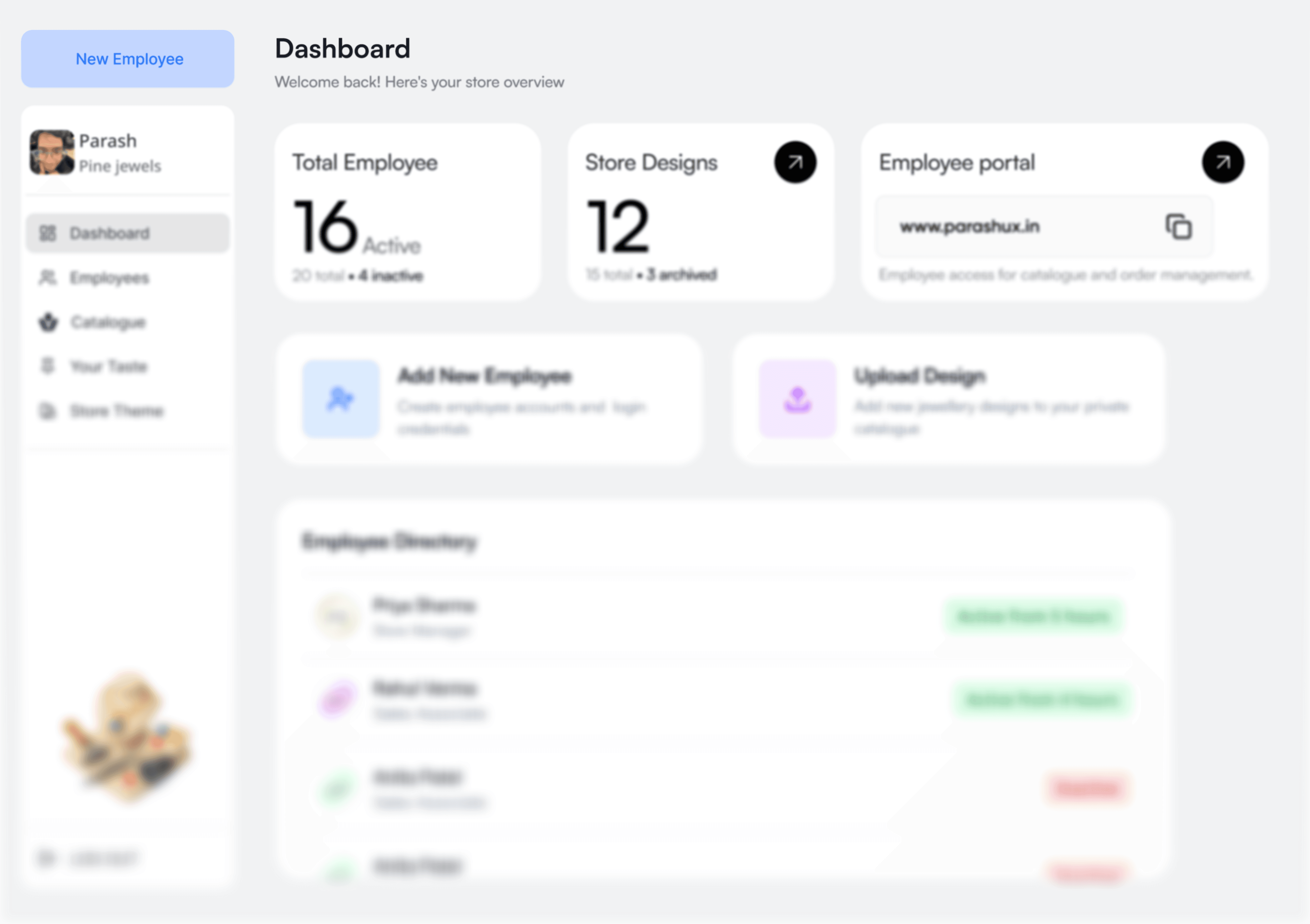 An image of Dreelio's dashboard