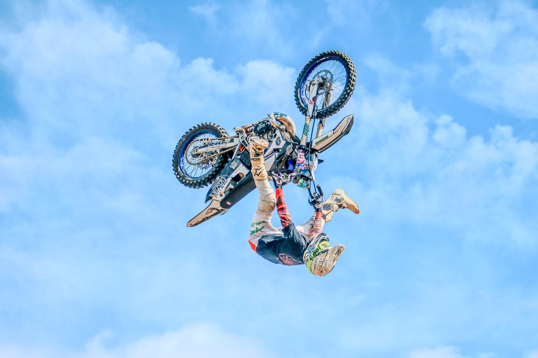 Freestyle Motor-Cross Action Sports Bringing Top Riders From All Around The World To Show Off Some Of The Biggest Tricks at the Indiana State Fair.