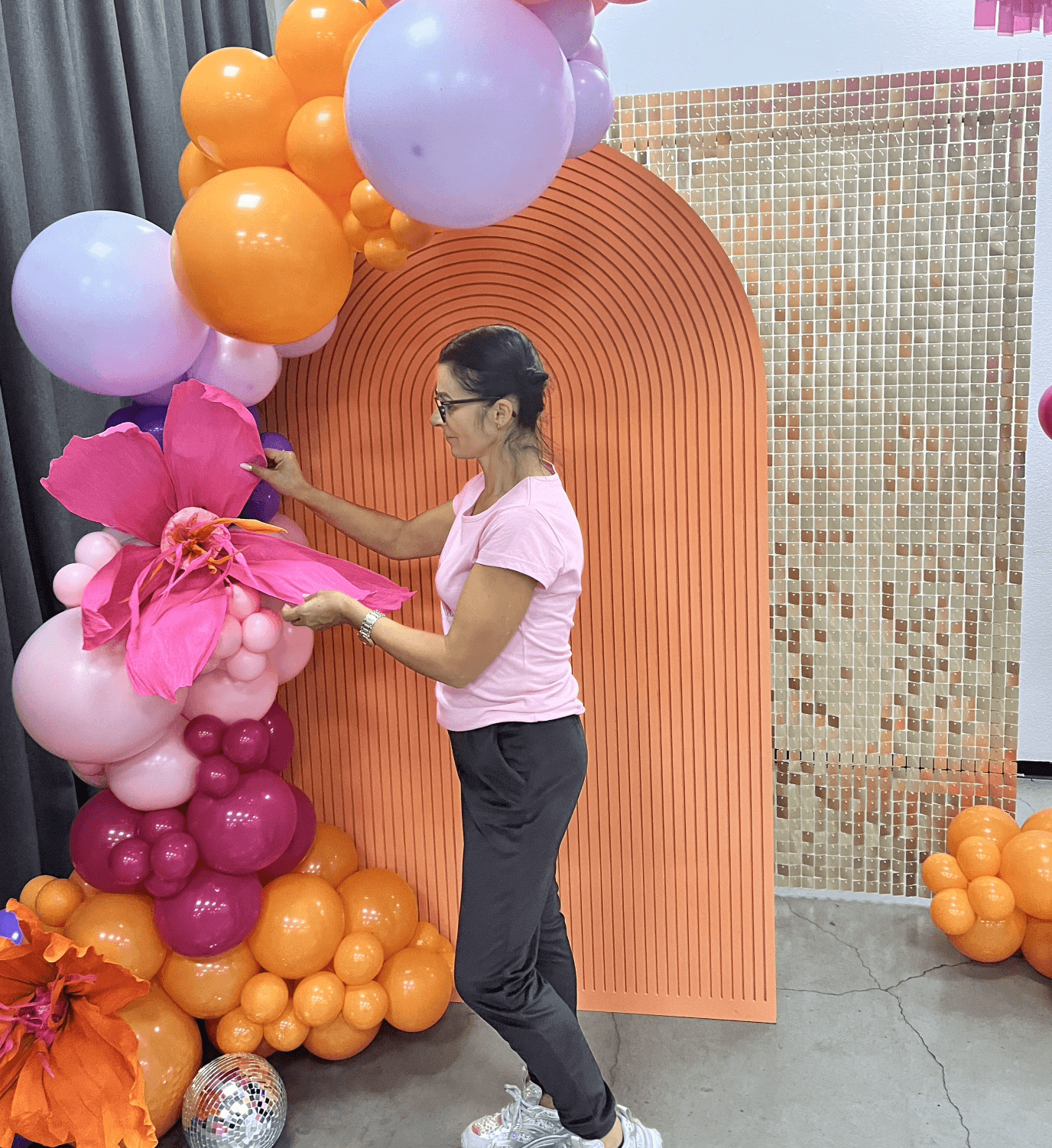 Aranjament floral pentru botez creat de specialiștii Deco Events by Anca