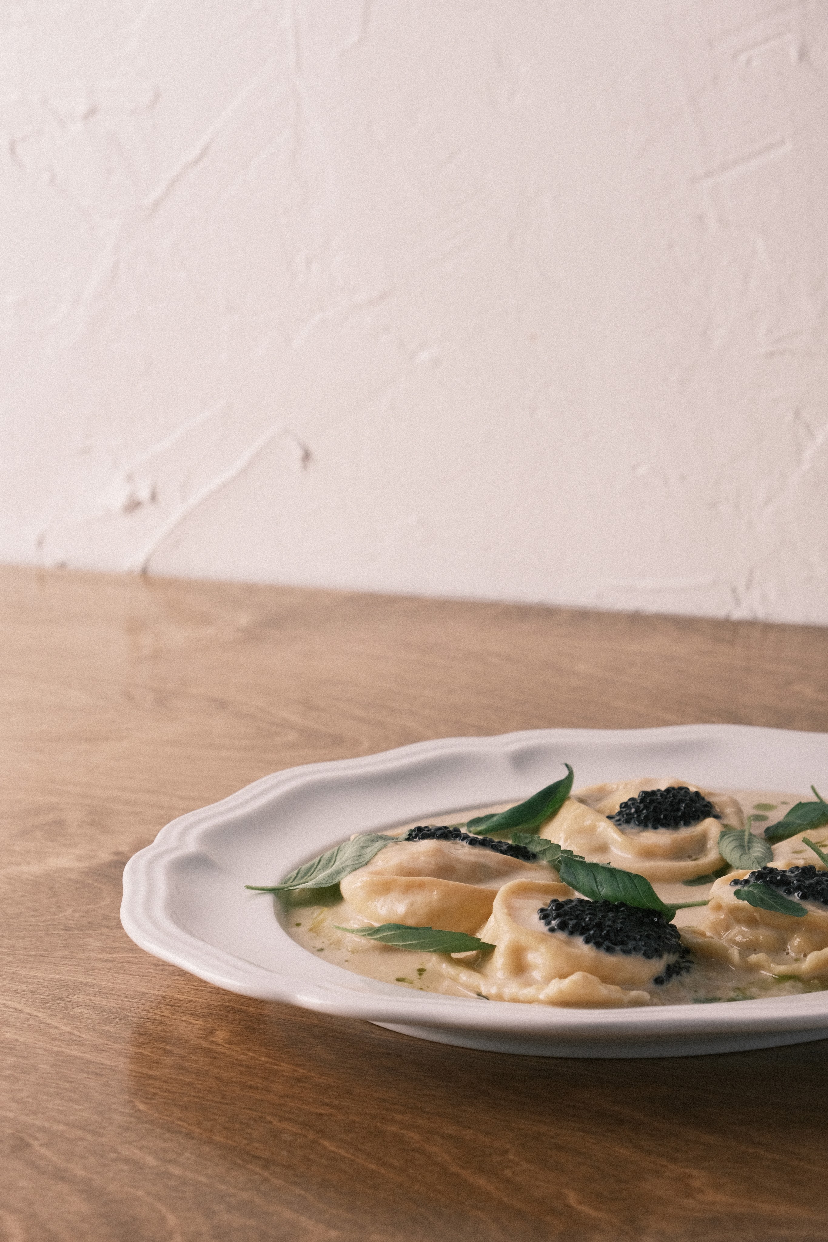 Ravioli de homard et caviar