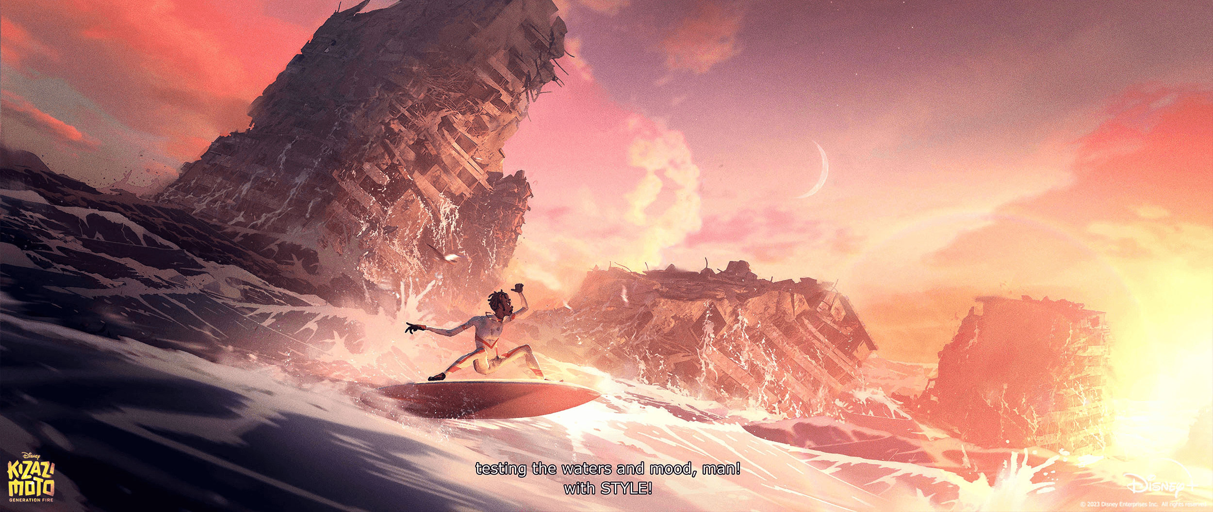 Kizazi Moto visual development – visual identity study reinforcing narrative tone