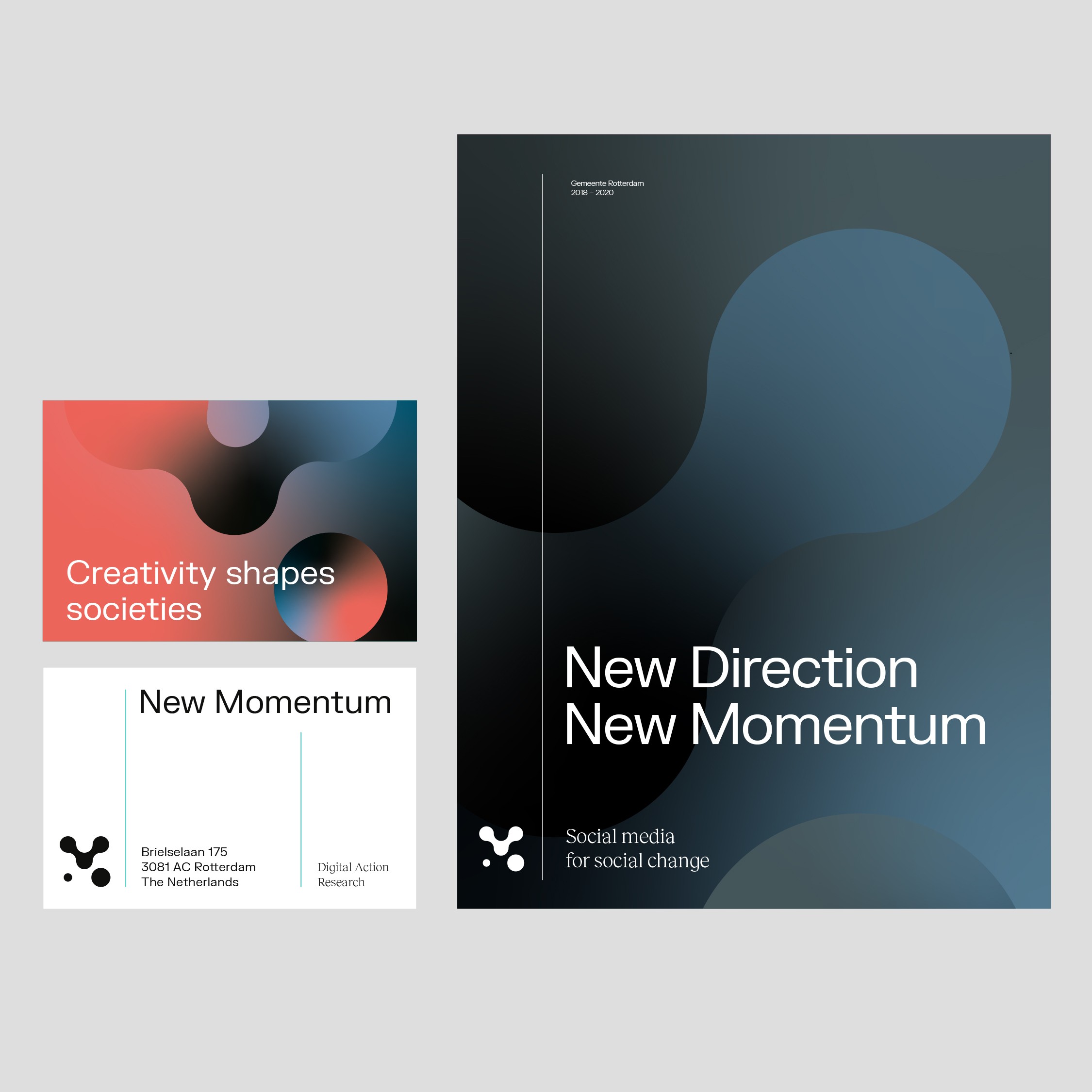 New Momentum logo applications