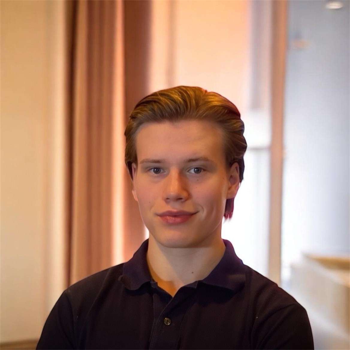 woman in black blazer standing