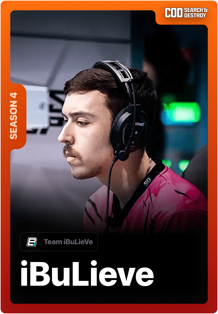 iBuLieve Call of Duty professional player competing on 1v1Me staking platform