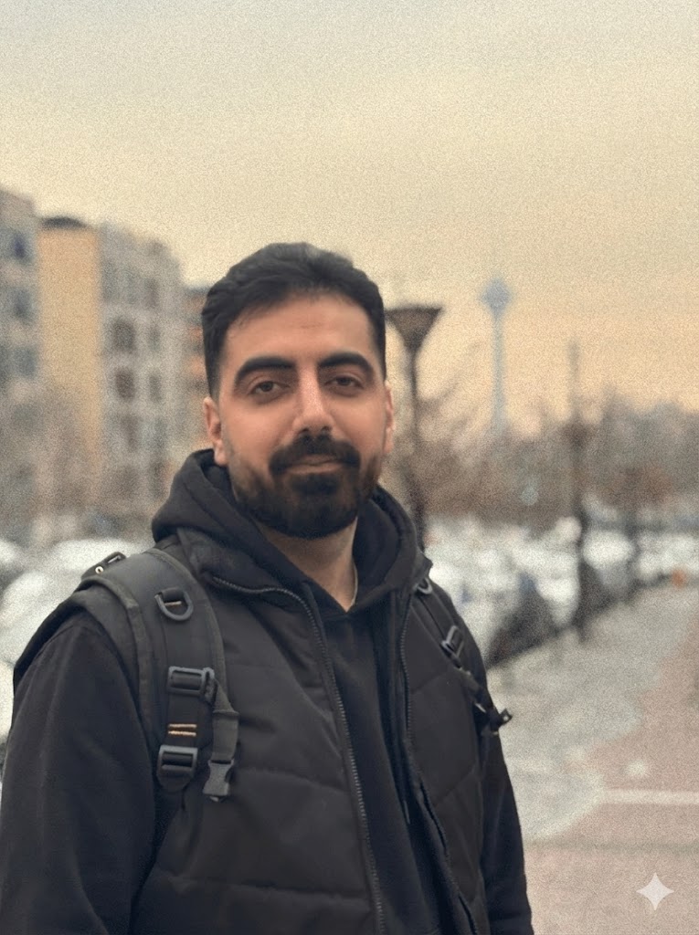 Portrait of portfolio creator – front view