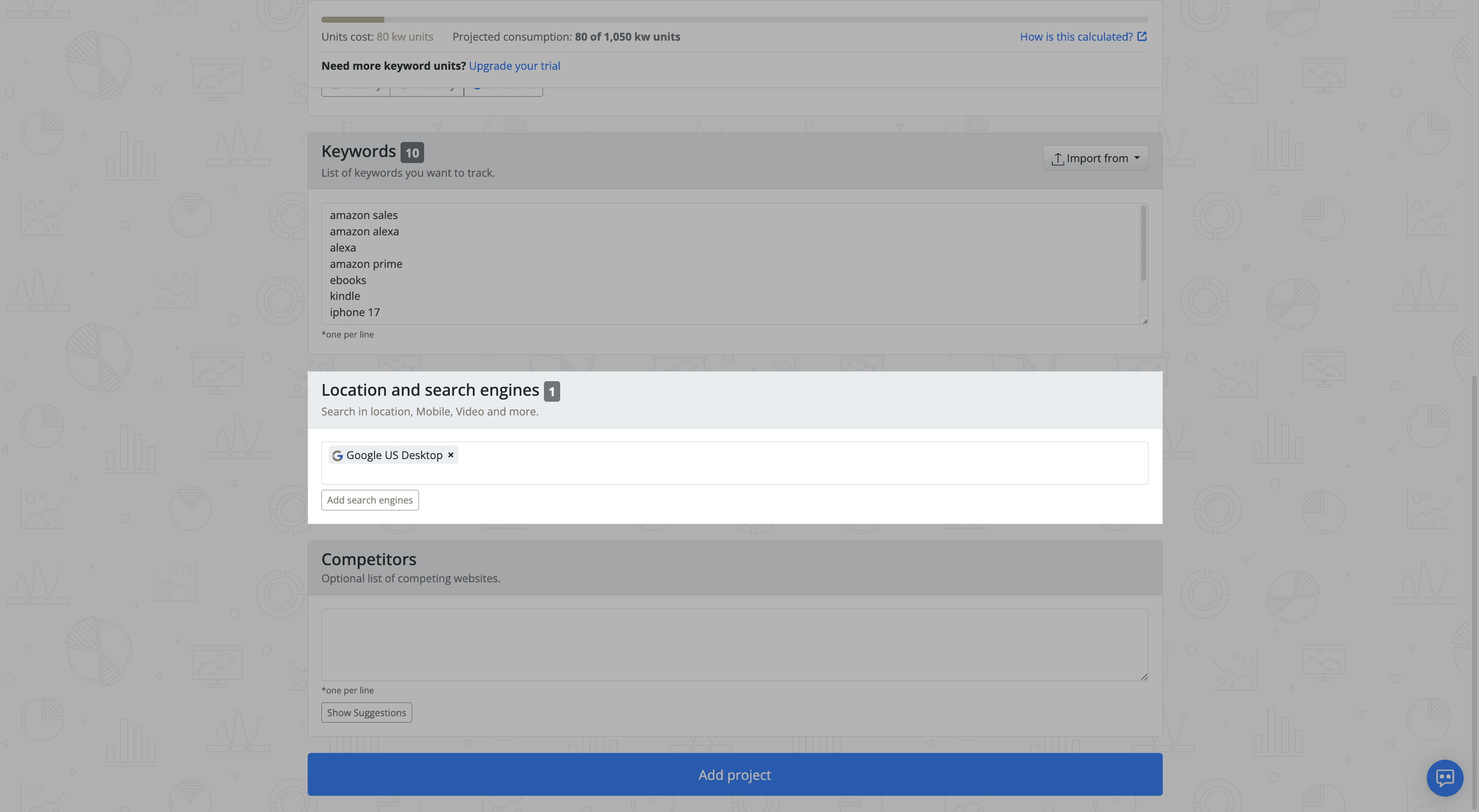 configuring-the-search-engines-you-want-to-track-in-your-project