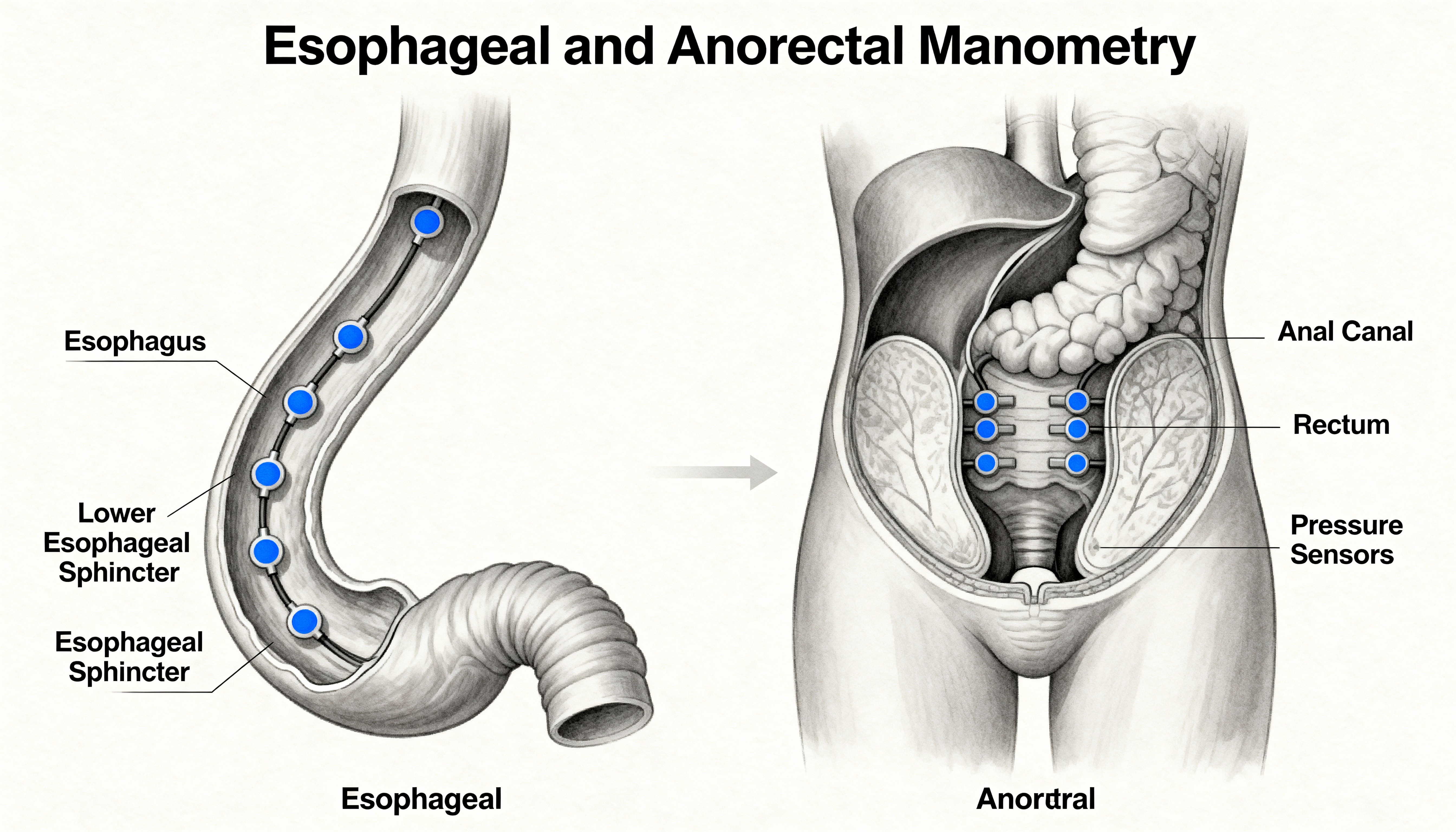 Özofagus ve Anorektal Manometri: Sindirim Sisteminin Kas Fonksiyonlarını Değerlendiren Tanısal Testler