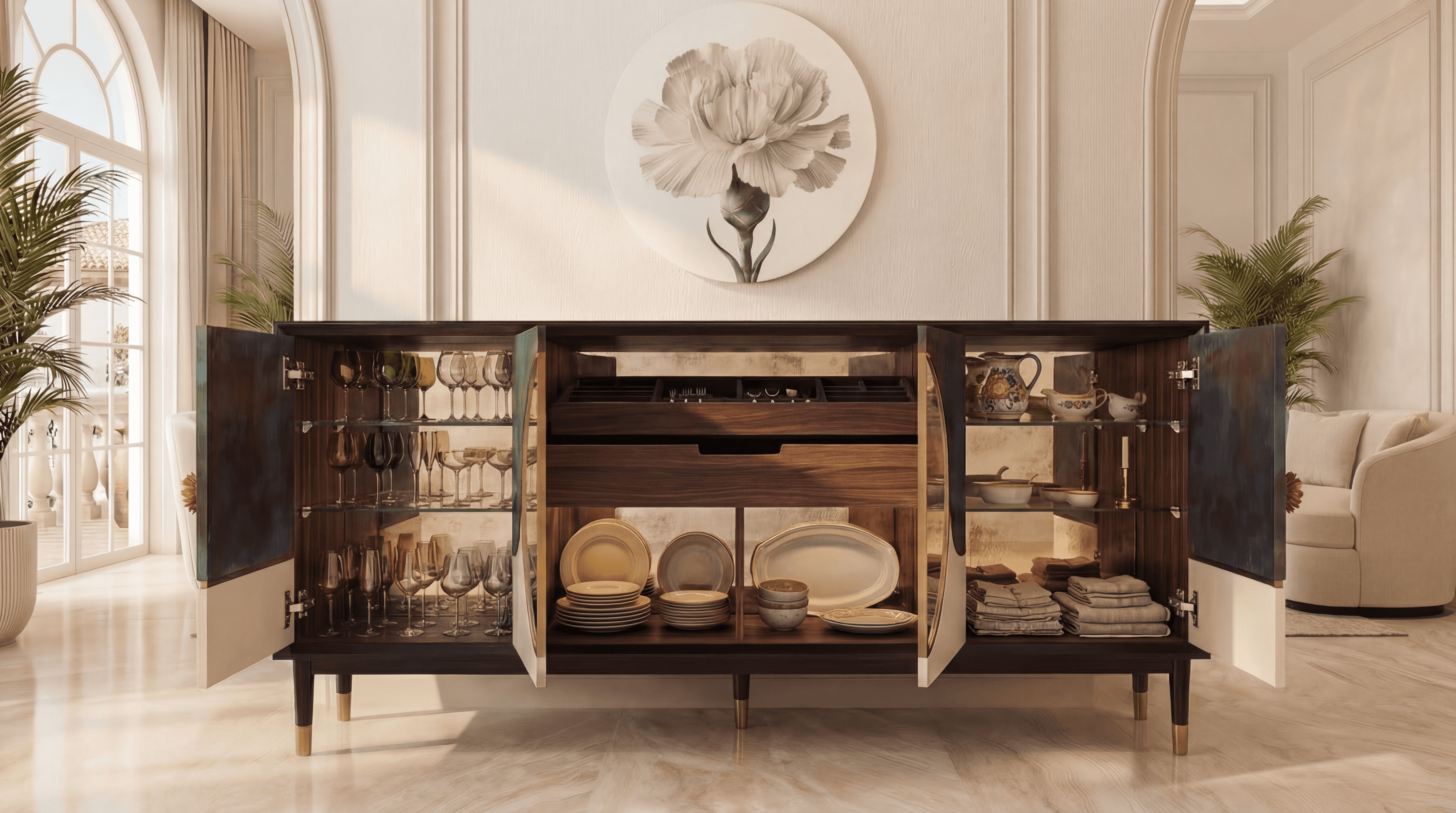 shallow focus photography of red strip lights