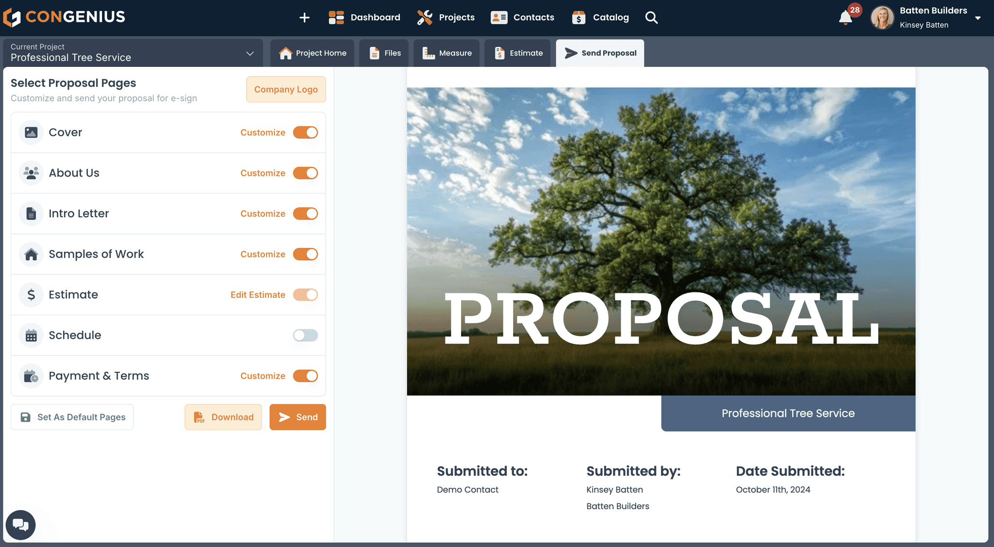 arborist proposal software