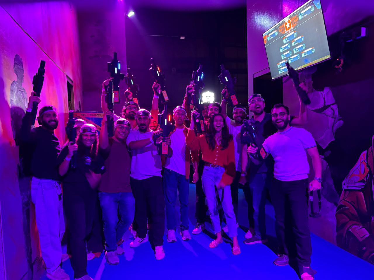 Laser tag night