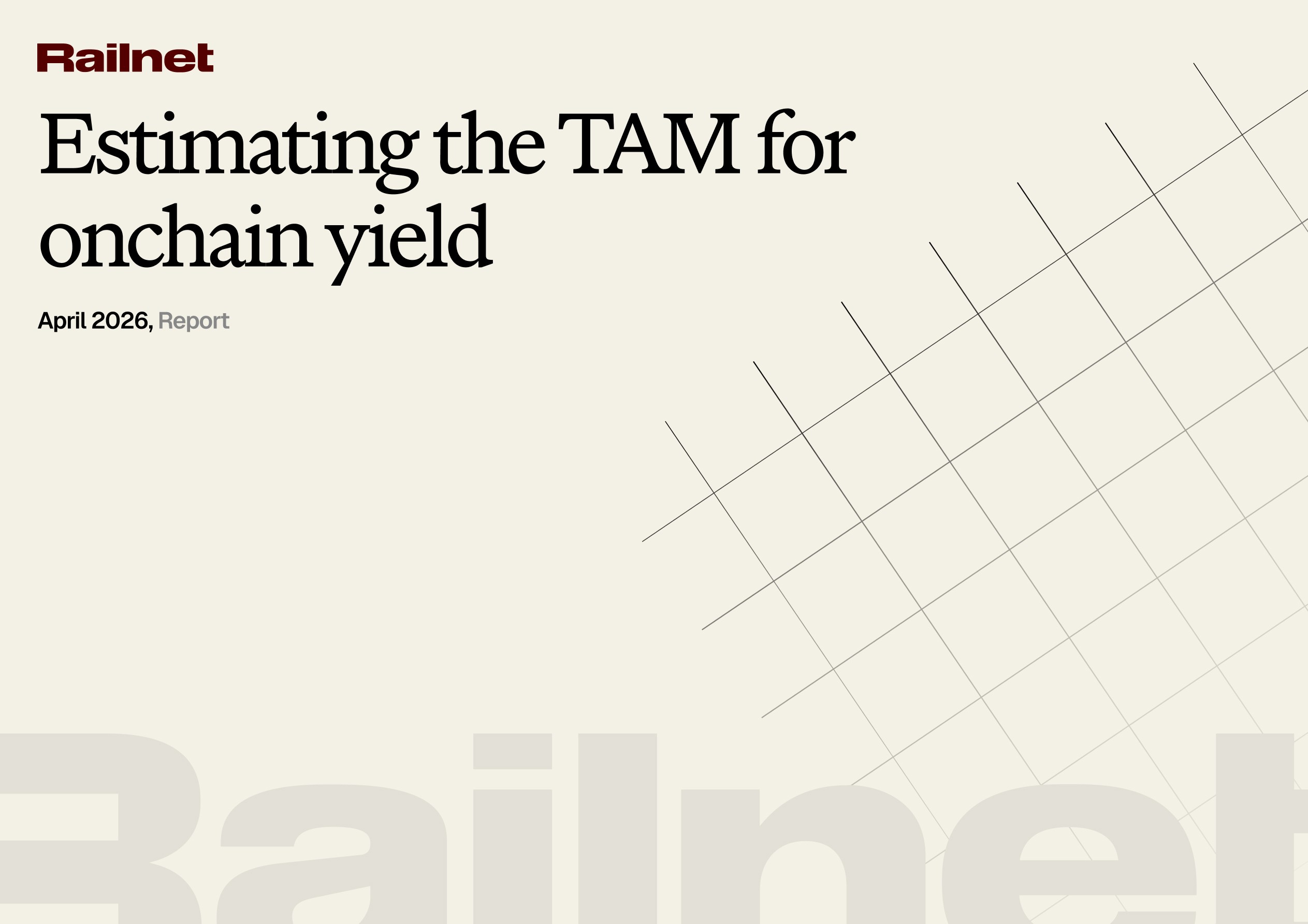 Total addressable market for onchain yield
