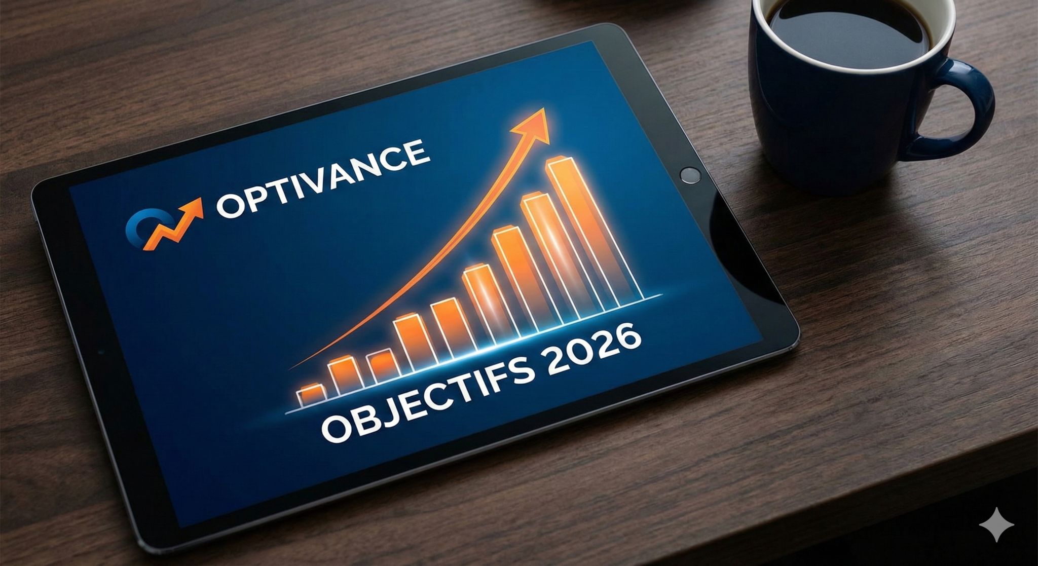 Manager de transition finance analysant un tableau de bord de trésorerie pour une PME.