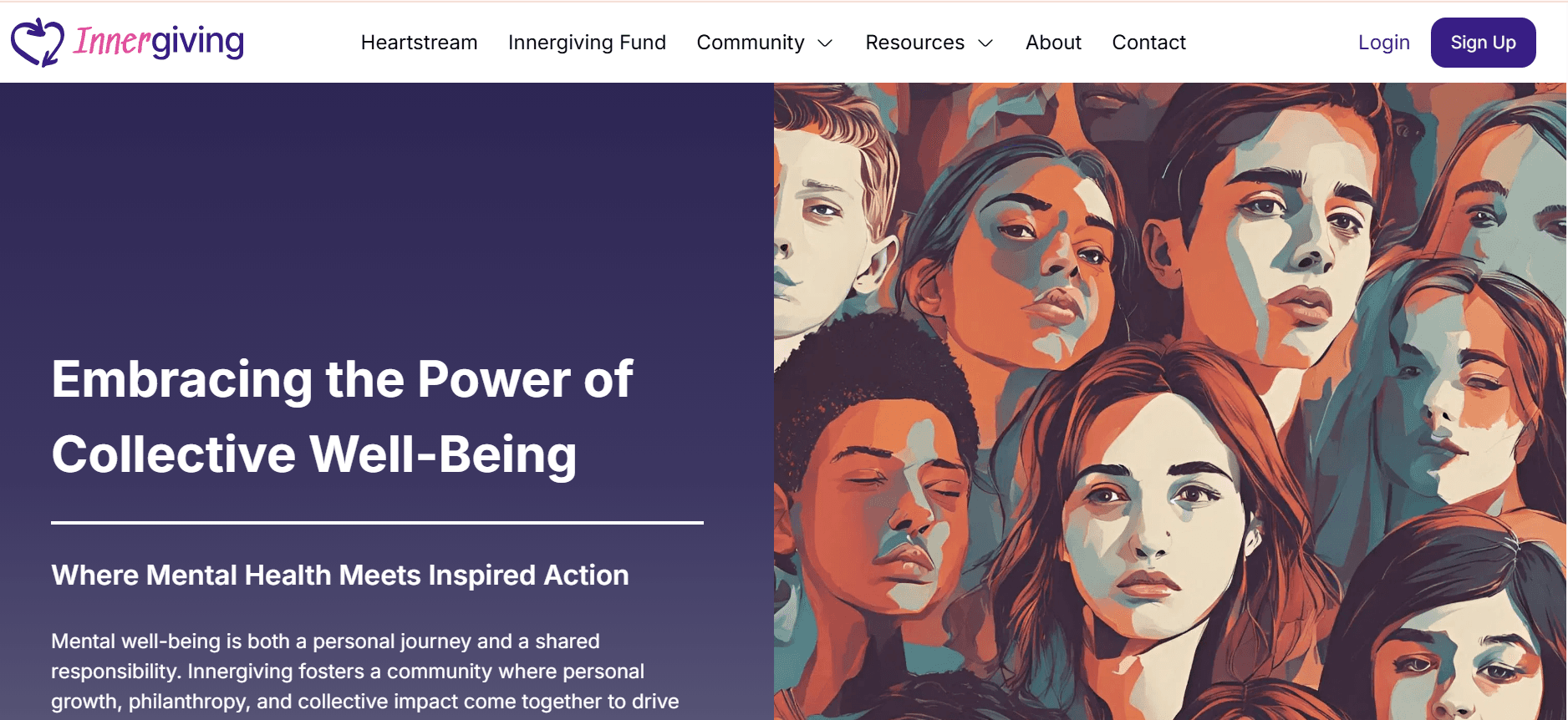 InnerGiving Home Page