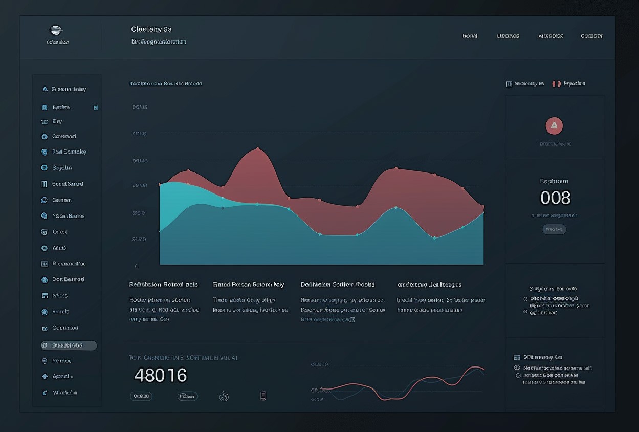 a photo of a Dashboard design