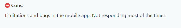 negative review of keka from third party review portal capterra