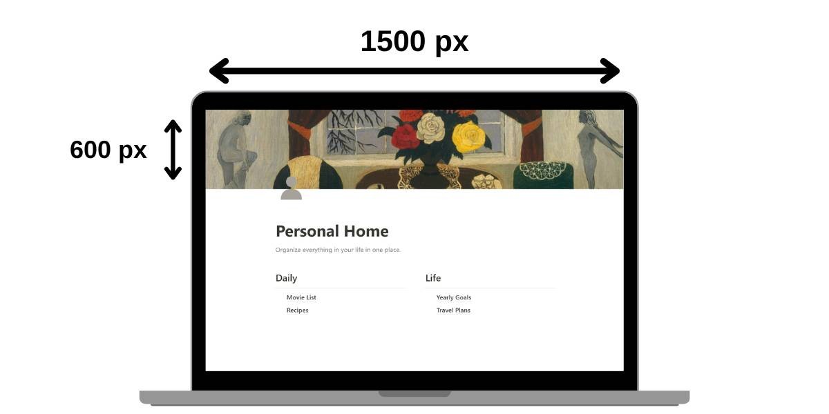 Optimal Notion Cover Image Sizes for Desktop