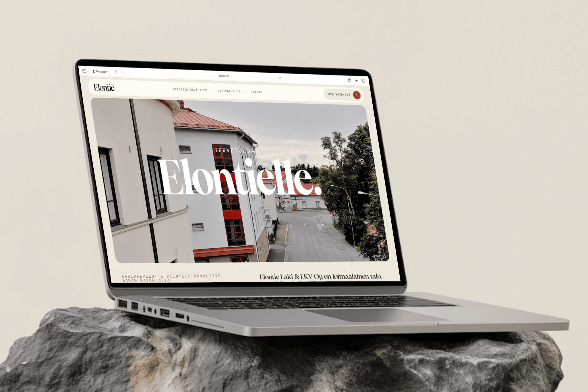 Elontie – verkkosivusto
