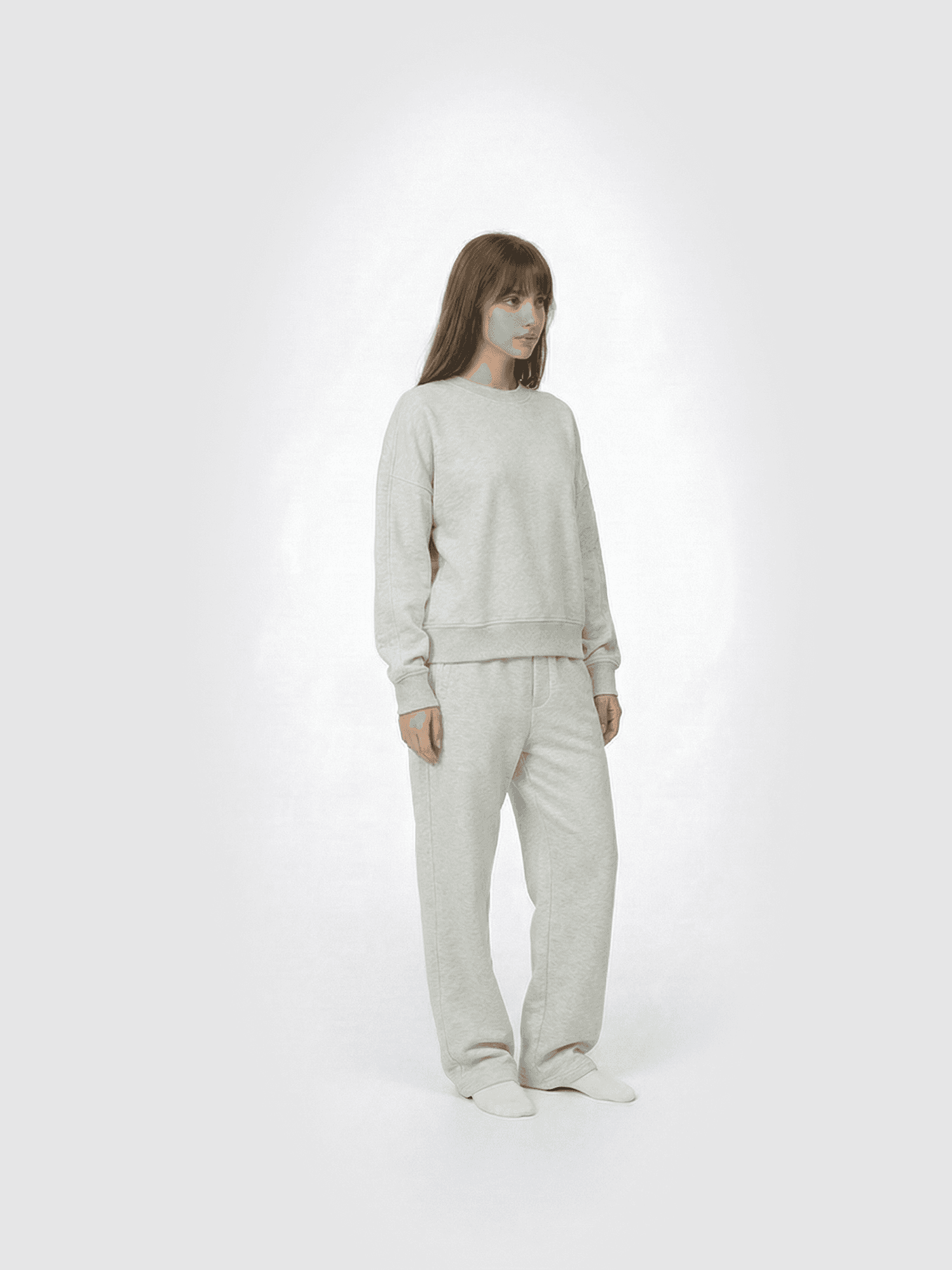 Product detail shot of Classic Crewneck Hem and waistband