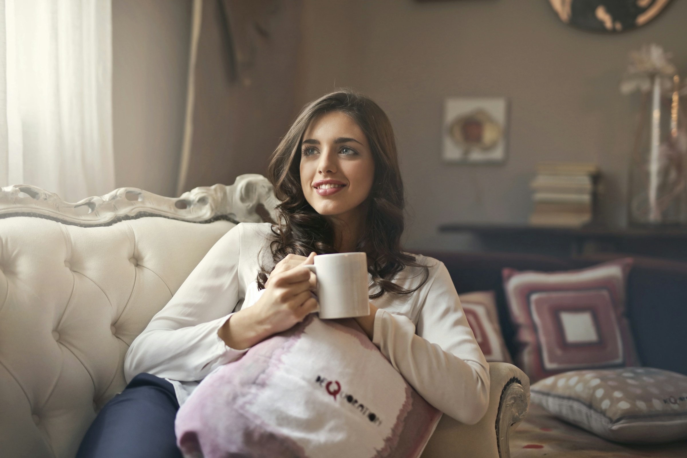 woman enjoying her coffee - Best Morning Routine