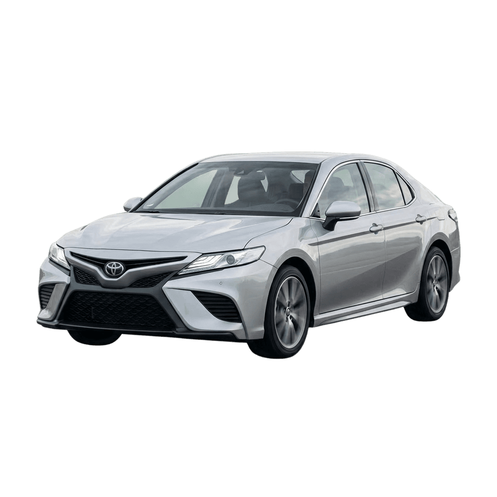 Silver Toyota Camry sedan