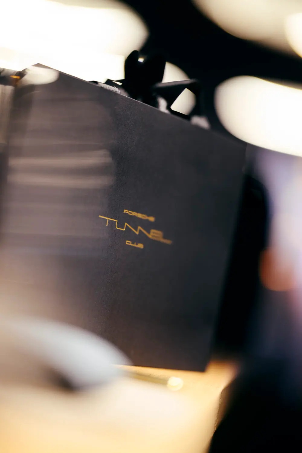 A gift for visitors in the Porsche Tunnelclub inside the MHP Arena Stuttgart